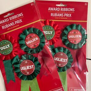 Christmas Ugly Sweater Awards (2 Sets‎ / 1st 2nd, 3rd Place) NEW (ps/x)